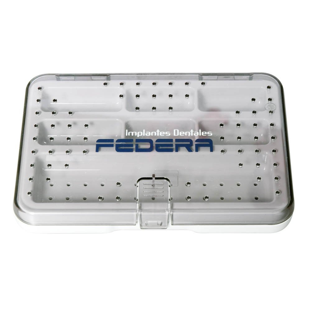 Caja plástica contenedora inst. protetico