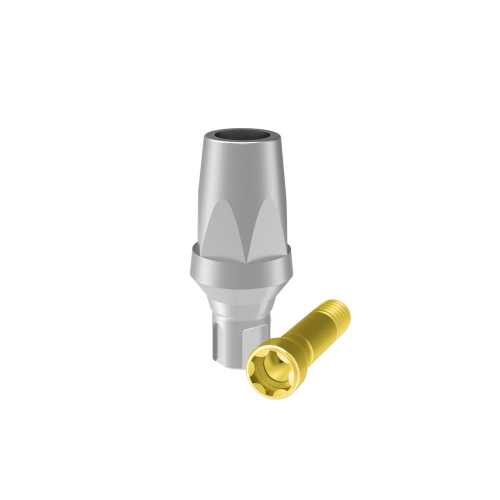 Federa - Pilar Ø 4.1, altura 5.5 mm 
 con tornillo pasante para prótesis cementada